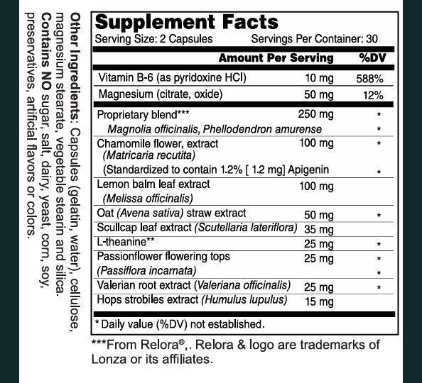 Relaxation Formula