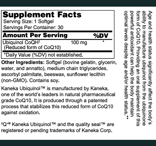 Ubiquinol 100 mg