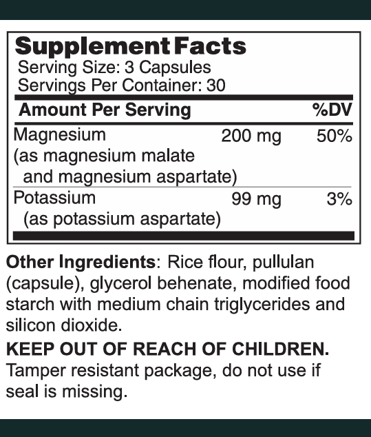 Magnesium and Potassium