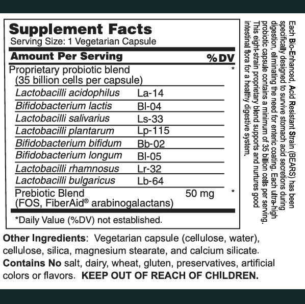 Extra Strength Probiotic 35 Billion