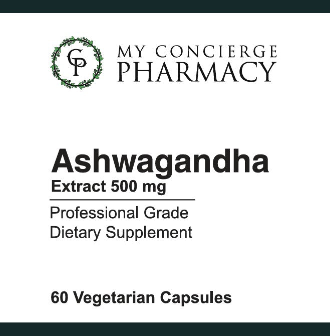 Ashwagandha 500mg Capsules - Natural Stress Support