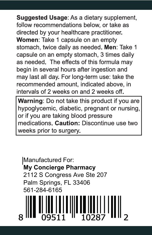 Libido Support Capsules – Vitality & Wellness Blend