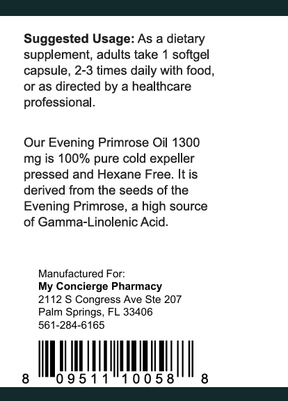 Evening Primrose Oil 1300 mg