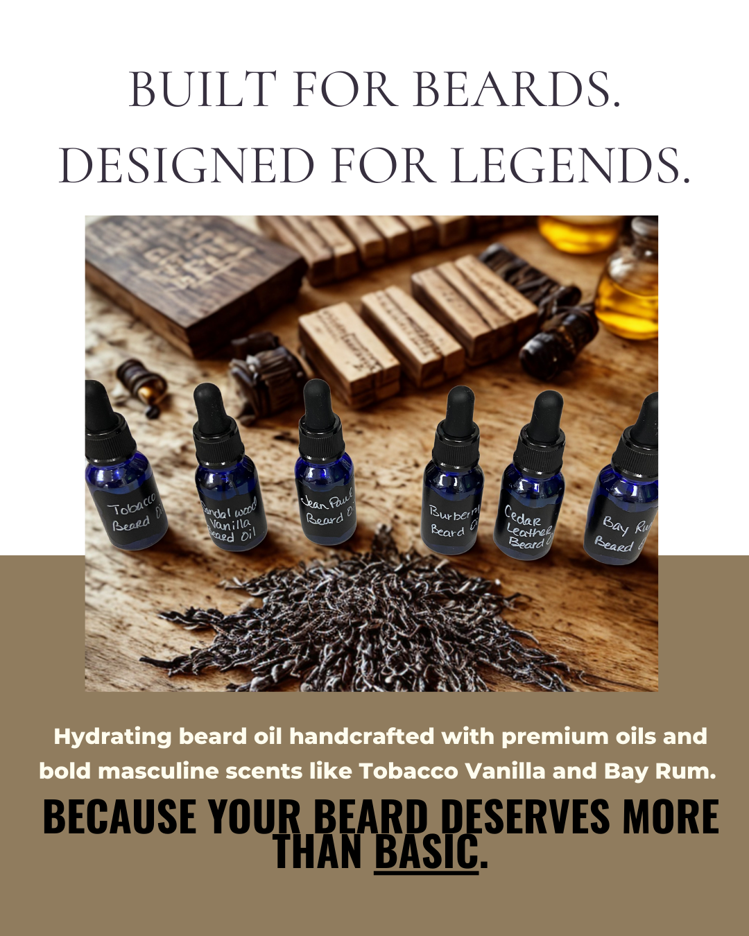 Sophisticated Beard Oil Collection – Premium Masculine Scents