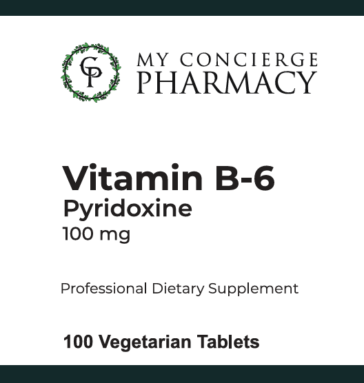 Vitamin B-6 Pyridoxine 100 mg