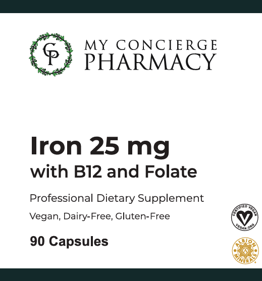 Iron 25 mg with B12 and Folate