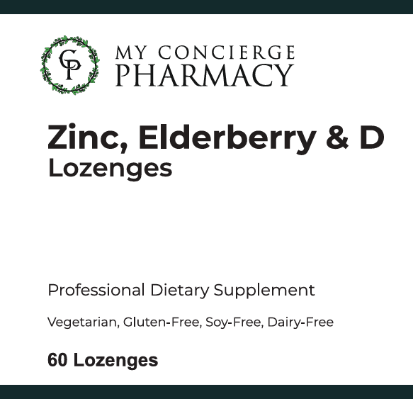 Zinc, Elderberry & D Lozenges