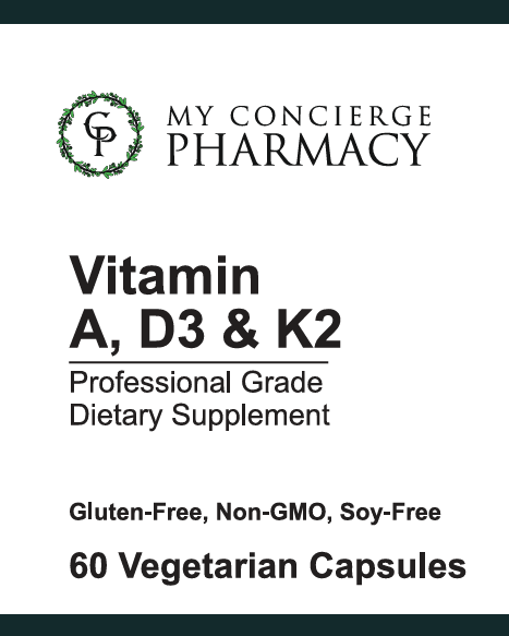 Vitamin A, D3 and K2
