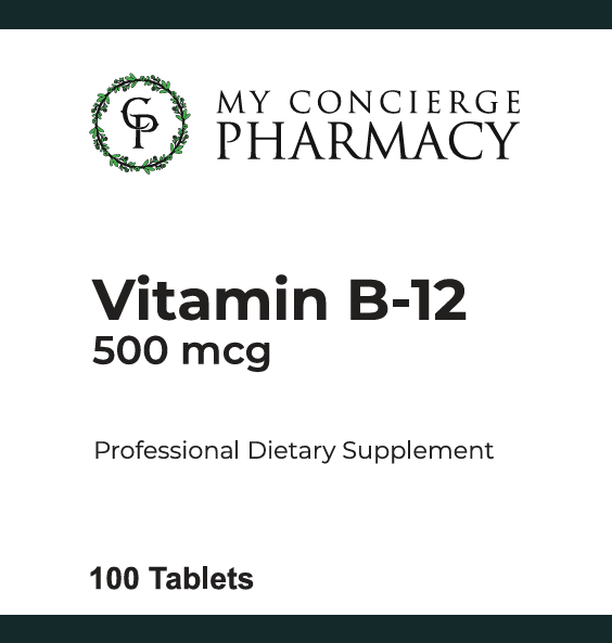 Vitamin B-12 Cyanocobalamin 500 mcg