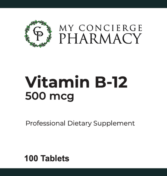 Vitamin B-12 Cyanocobalamin 500 mcg