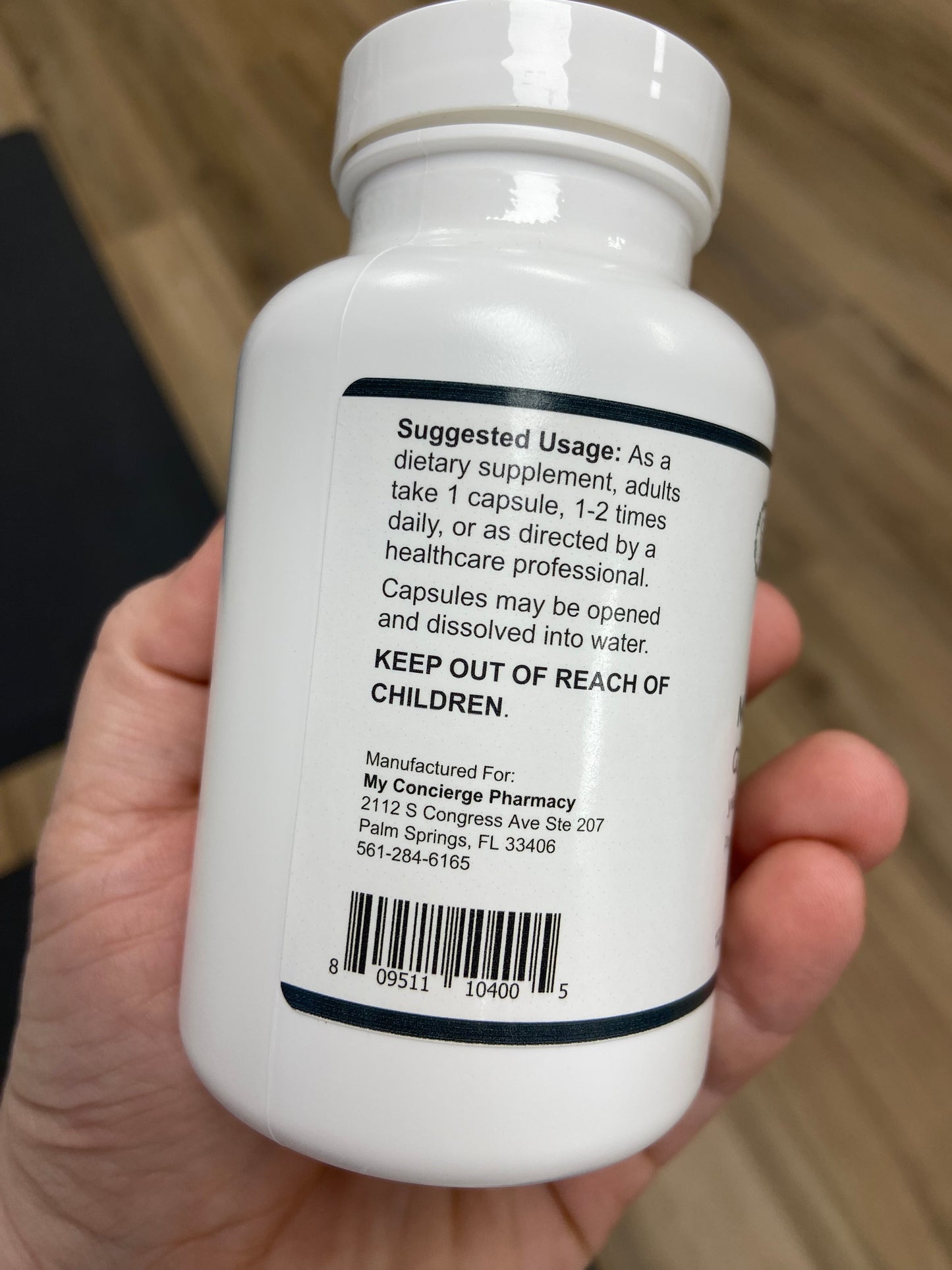 Magnesium Glycinate 500mg Capsules