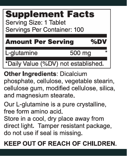 L-Glutamine 500 mg