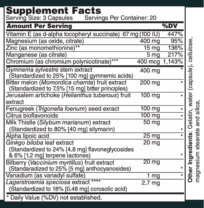 Diabetes Balance (RF) 120 Caps