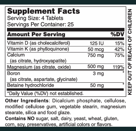 Calcium and Magnesium Citrates
