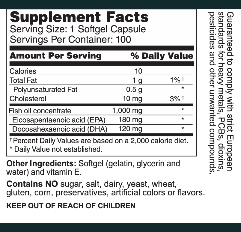 Marine Fish Oil 1000 mg