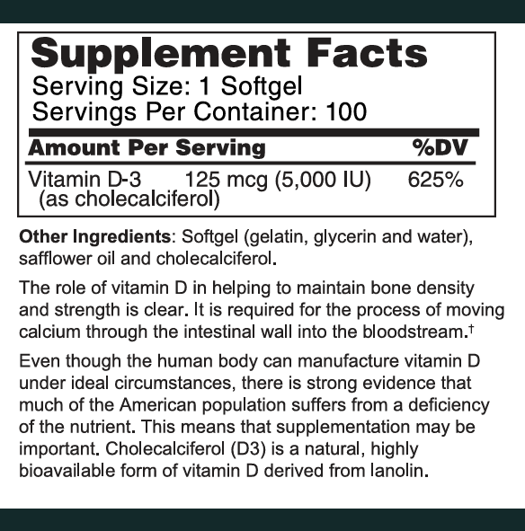 Vitamin D3 5000 IU