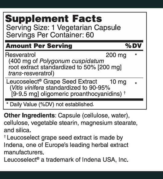 Resveratrol Plus 200 mg
