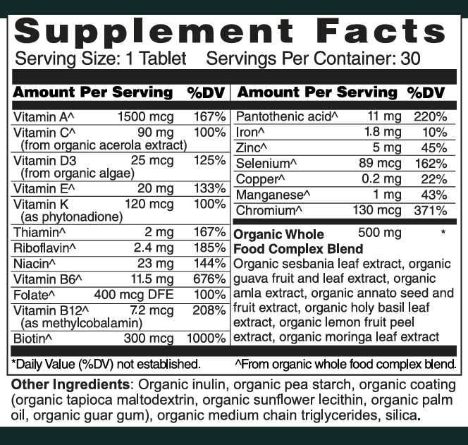 Men's One Daily Whole Food Multi