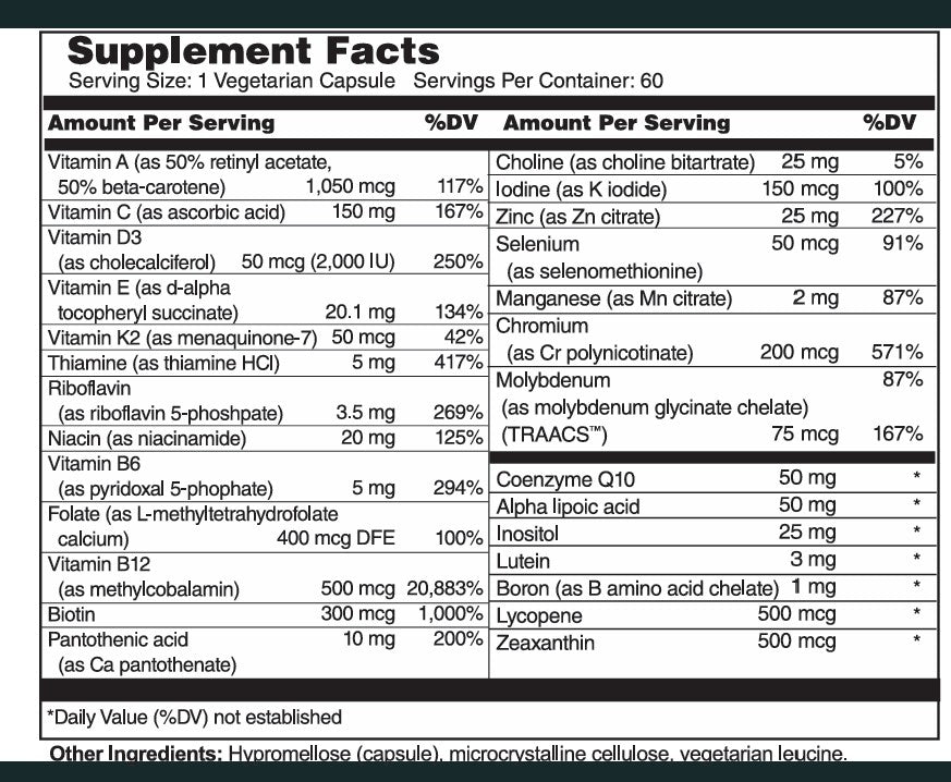 Active Life Nutrient Capsules – Essential Daily Support for Energy, Recovery, and Wellness