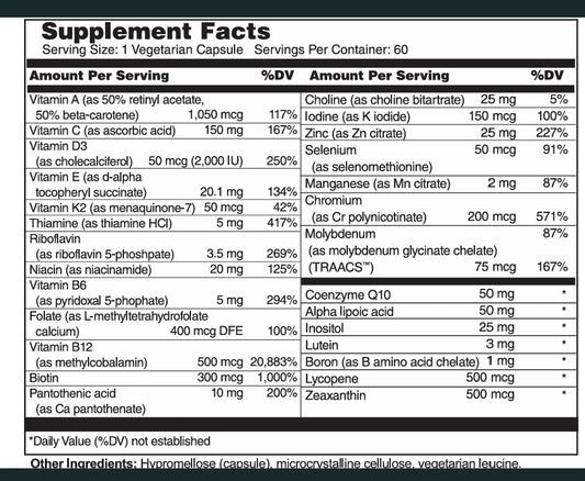 Active Life Nutrient Capsules – Essential Daily Support for Energy, Recovery, and Wellness